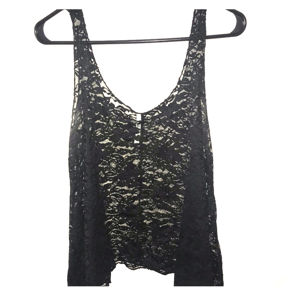 Cute Sheer lace tank